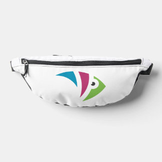 colourful aquarium fish illustration design bum bags