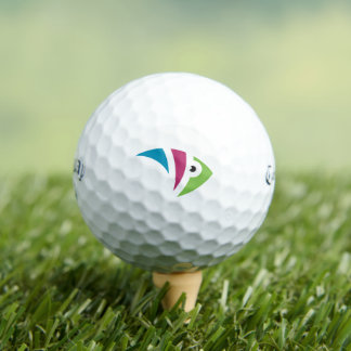 colourful aquarium fish illustration design golf balls
