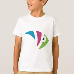 colourful aquarium fish illustration design T-Shirt