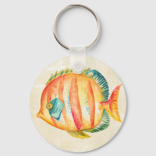 Colourful Aquarium Fish Key Ring