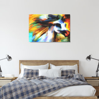 Colourful Arabian Horse Canvas Print