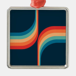 Colourful arches in retro style metal tree decoration