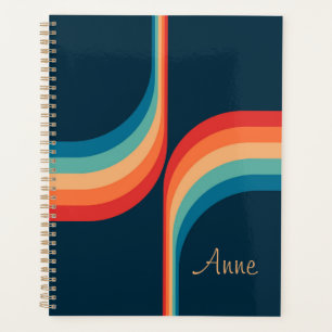Colourful arches in retro style  planner