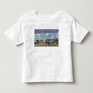 Colourful architecture of the town, Narsaq, Toddler T-Shirt