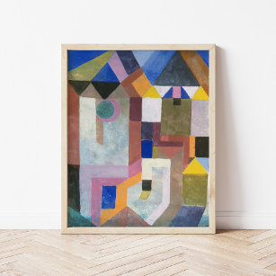 Colourful Architecture   Paul Klee Poster