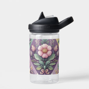 Colourful argyle pastel Easter/Spring Water Bottle