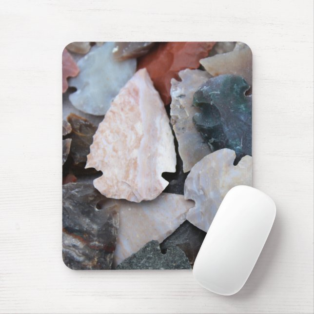 Colourful Arrowheads photo Mouse Pad (With Mouse)