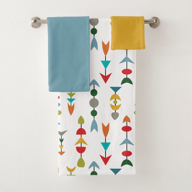Colourful Arrows  Bath Towel Set (Insitu)