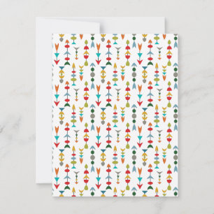 Colourful Arrows Card