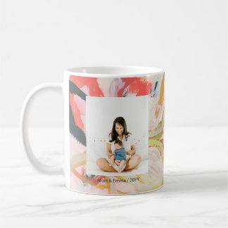 Colourful Art Best Mum Mother's Day Photo Gift Coffee Mug