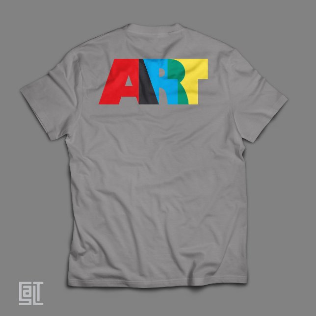 Colourful ART Bold Modern Typography Design  T-Shirt (Creator Uploaded)