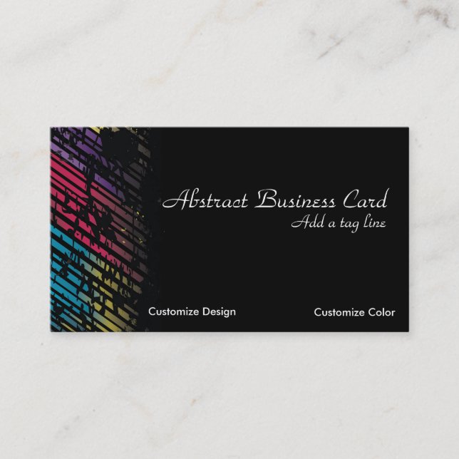 Colourful Art Business Card (Front)