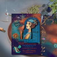 Colourful Art Deco New Year’s Eve Party Invitation