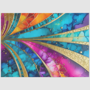 Colourful Art Deco Tissue Paper