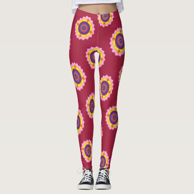 Colourful Art  Legging (Front)