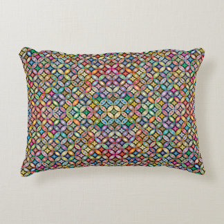 Colourful Art Nouveau Floral Decorative Cushion