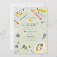 Colourful art paint brush Graduation