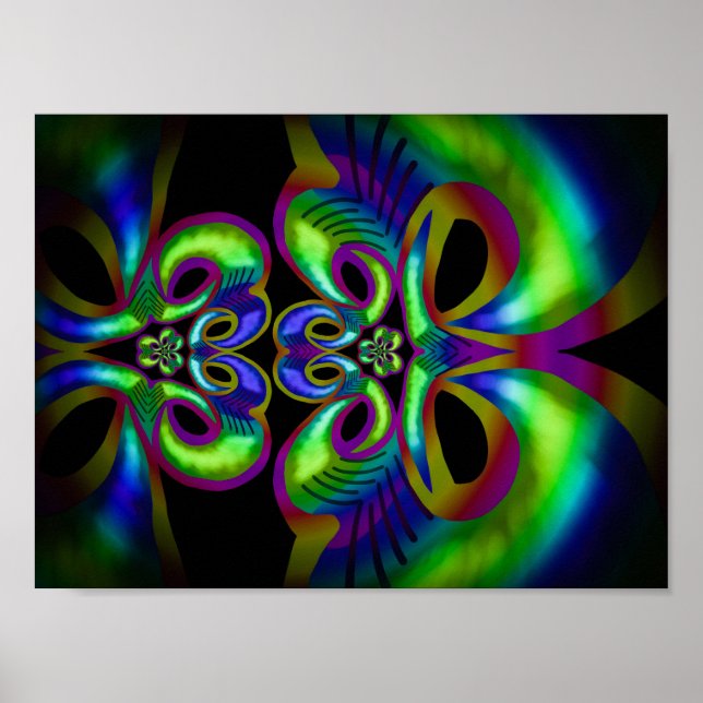 Colourful Art poster from Jimette Design. (Front)