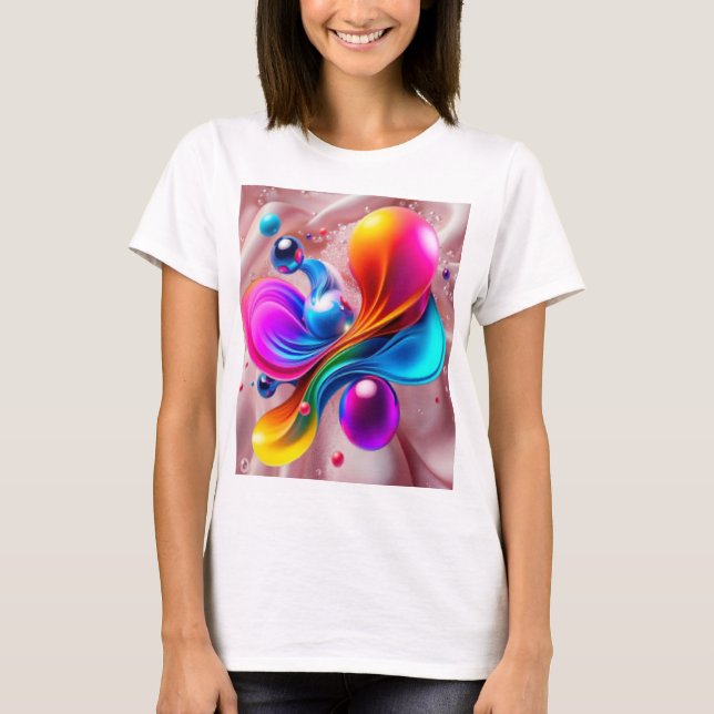 Colourful Art  T-Shirt (Front)