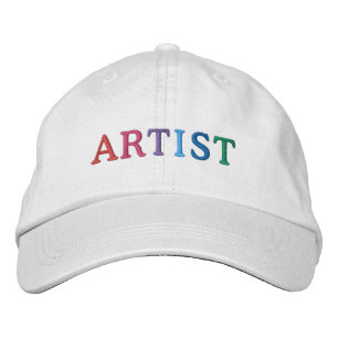 Colourful Artist Embroidered Hat