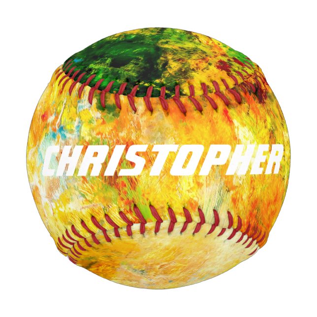 Colourful Artist Palette Baseball (Front)