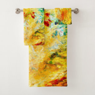 Colourful Artist Palette Bath Towel Set