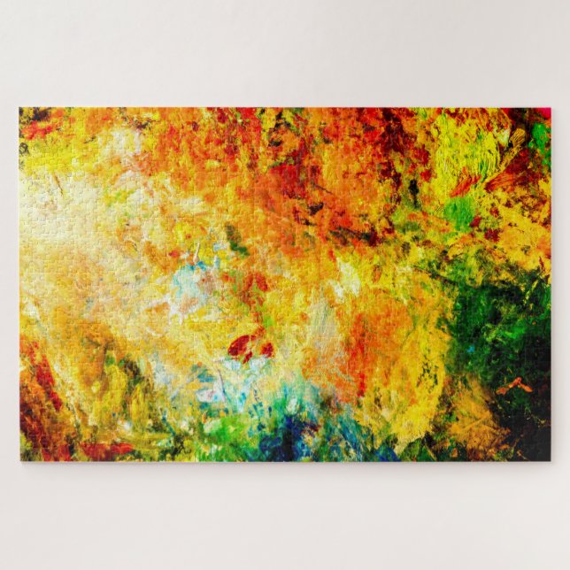 Colourful Artist Palette Jigsaw Puzzle (Horizontal)