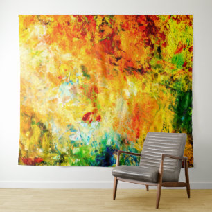 Colourful Artist Palette Tapestry