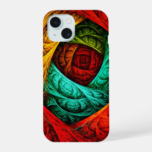 Colourful Artistic Modern Abstract Art Pattern #09 iPhone 15 Case
