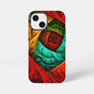 Colourful Artistic Modern Abstract Art Pattern #09 iPhone 13 Mini Case