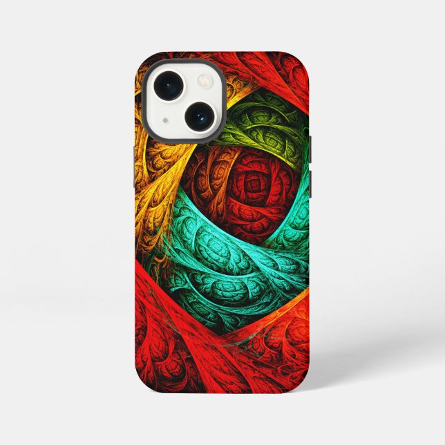 Colourful Artistic Modern Abstract Art Pattern #09 iPhone Case (Back)