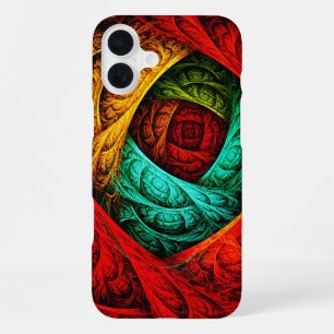Colourful Artistic Modern Abstract Art Pattern #09 iPhone 16 Plus Case