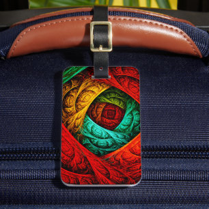 Colourful Artistic Modern Abstract Art Pattern #09 Luggage Tag