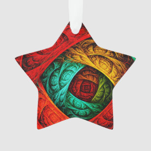 Colourful Artistic Modern Abstract Art Pattern #09 Ornament