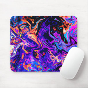 Colourful Artistic Patterns Mouse Pad