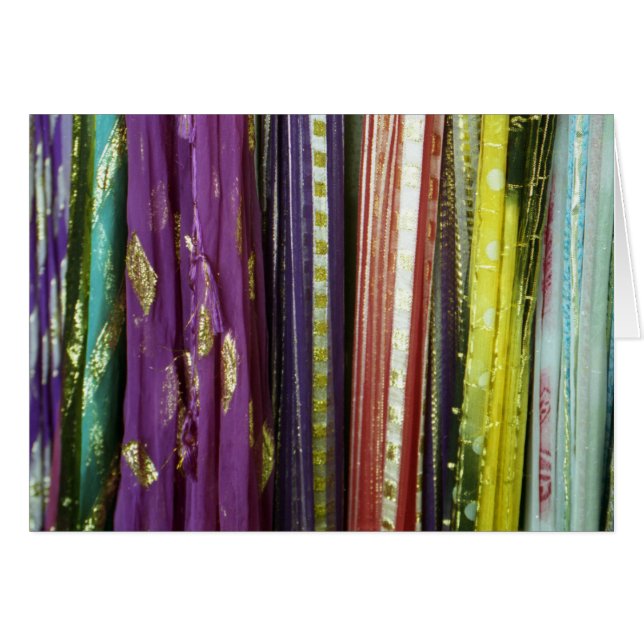 Colourful Asian Scarves (Front Horizontal)