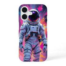 Colourful Astronaut Space Exploration Galaxy Nebul