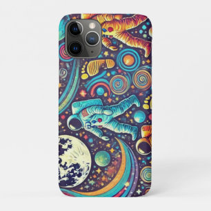 Colourful Astronaut Spacewalk Pattern Case-Mate iPhone Case