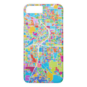 Colourful Atlanta Map iPhone 8 Plus/7 Plus Case