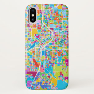 Colourful Atlanta Map Case-Mate iPhone Case