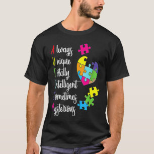 Colourful Autism Awareness  for ASD Parents T-Shirt