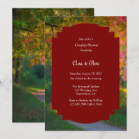 Colourful Autumn Day Couples Shower
