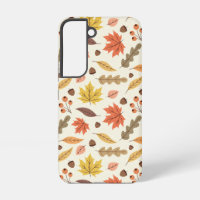 Colourful Autumn Leaf Fall Pattern