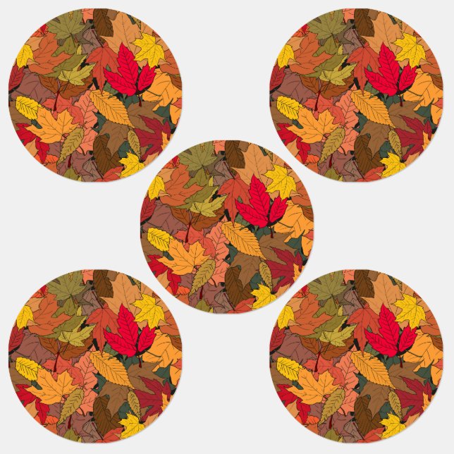 Colourful autumn leaves (Group)