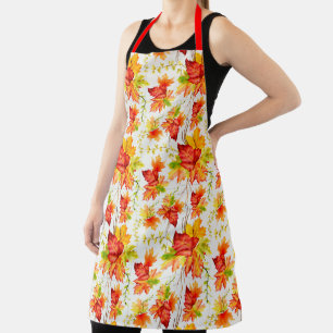 Colourful Autumn Leaves Apron