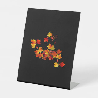 Colourful Autumn Leaves Basket It’s Fall Y’all Pedestal Sign