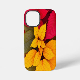 Colourful Autumn Leaves Botanical Design iPhone 12 Mini Case