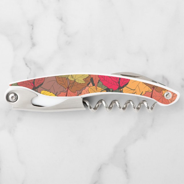 Colourful autumn leaves corkscrew (Front)