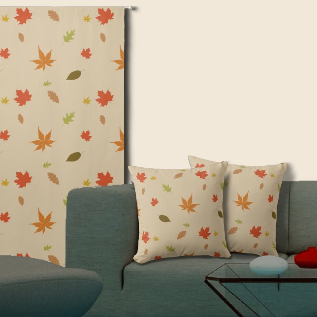 Colourful Autumn Leaves Cushion (Creator Uploaded)
