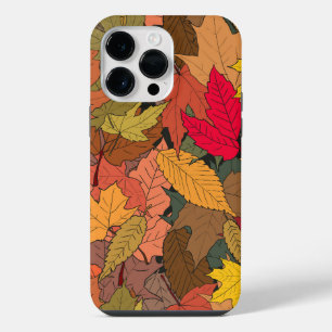 Colourful autumn leaves iPhone 14 pro max case
